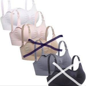 Lot of 3 Woman’s Maternity Bra Wirefree